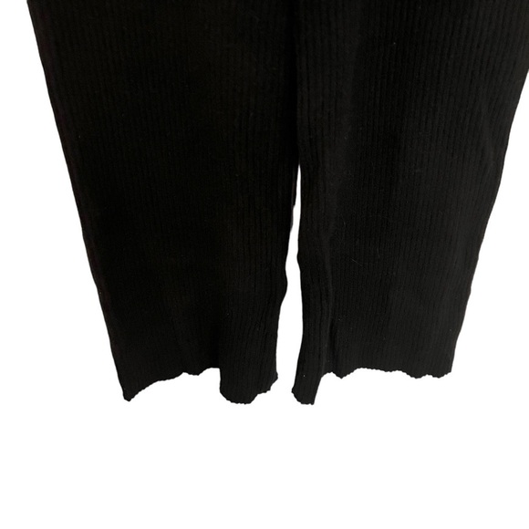 Nap Loungewear Black 100% Cashmere Rib Knit PulloverSweater & Bottoms Set NWT S - Picture 5 of 11